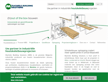 Tablet Screenshot of machielsbuildingsolutions.be